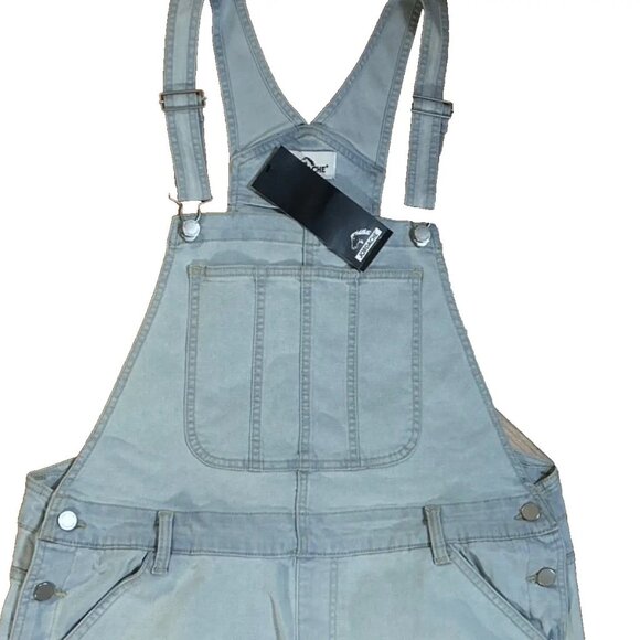 ordache Straight Denim Overall, Women's Size X-Large, Bleached Blue NEW - Picture 1 of 5